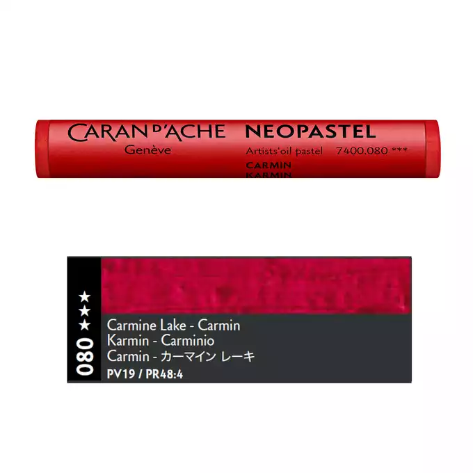 Pastela olejna Caran d’Ache NeoPastel, kolor 080 Carmine