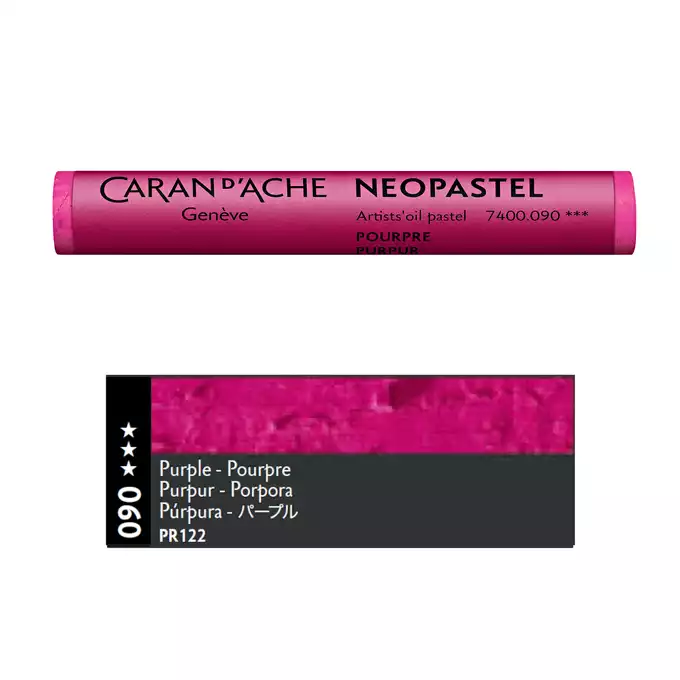 Pastela olejna Caran d’Ache NeoPastel, kolor 090 Purple