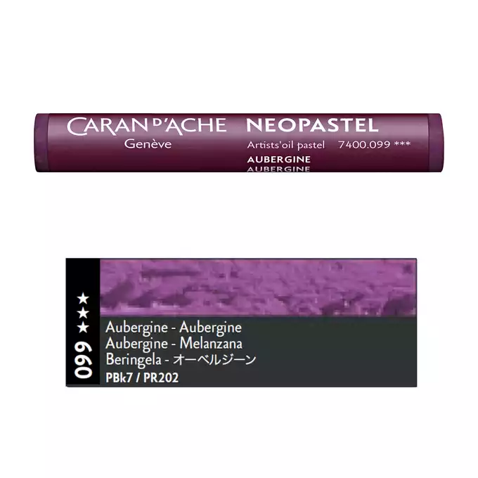 Pastela olejna Caran d’Ache NeoPastel, kolor 099 Aubergine