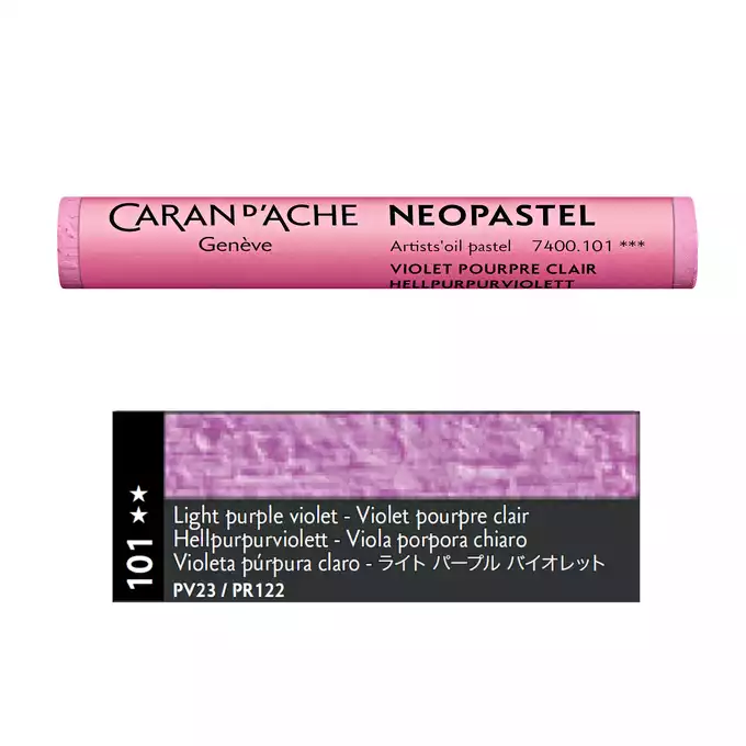 Pastela olejna Caran d’Ache NeoPastel, kolor 101 Light Purple Violet