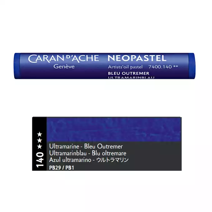 Pastela olejna Caran d’Ache NeoPastel, kolor 140 Ultramarine