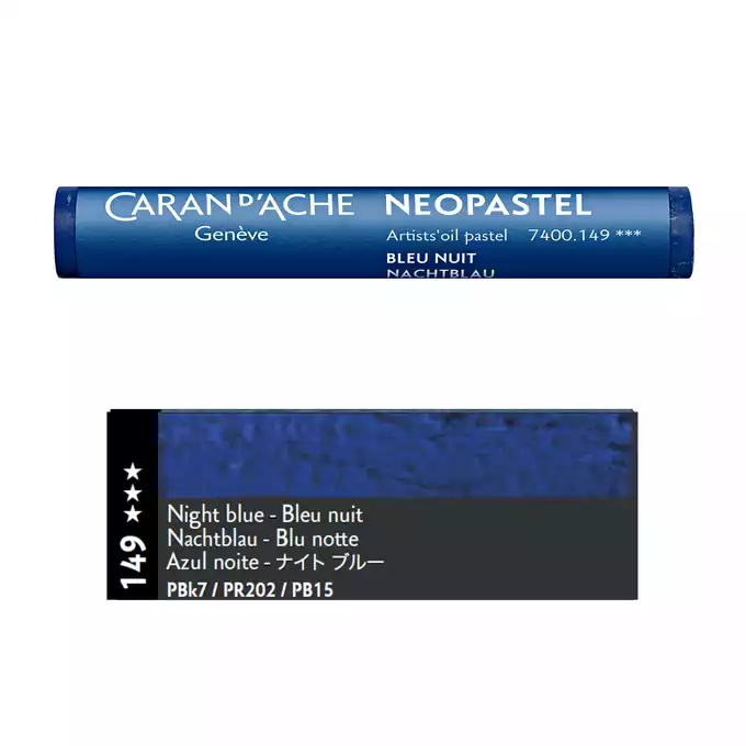 Pastela olejna Caran d’Ache NeoPastel, kolor 149 Night Blue