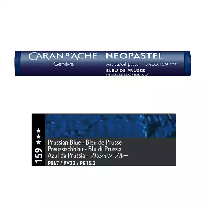 Pastela olejna Caran d’Ache NeoPastel, kolor 159 Prussian Blue