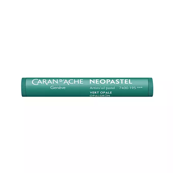 Pastela olejna Caran d’Ache NeoPastel, kolor 195 Opaline Green