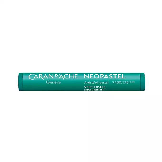 Pastela olejna Caran d’Ache NeoPastel, kolor 195 Opaline Green