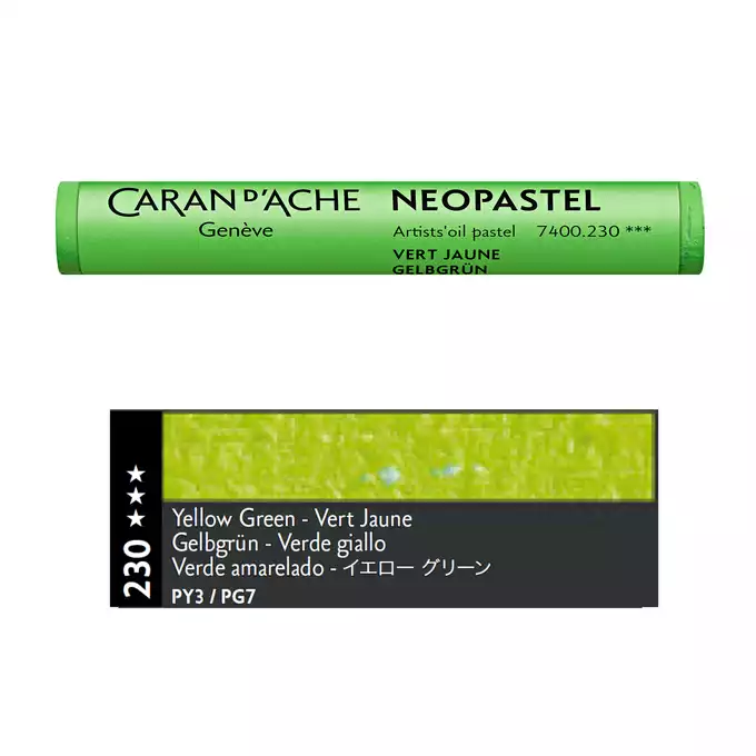 Pastela olejna Caran d’Ache NeoPastel, kolor 230 Yellow Green