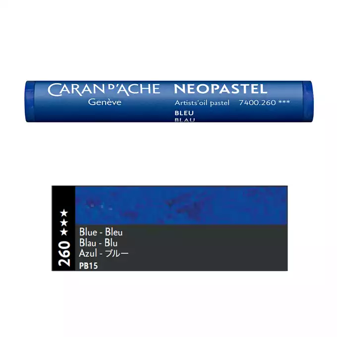 Pastela olejna Caran d’Ache NeoPastel, kolor 260 Blue