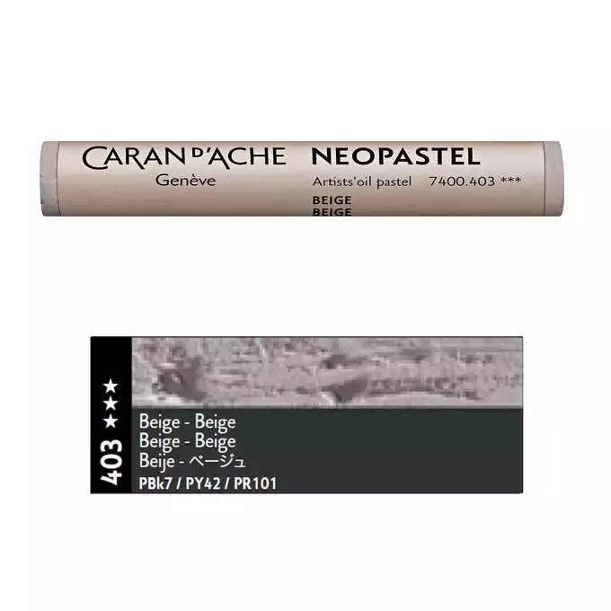 Pastela olejna Caran d’Ache NeoPastel, kolor 403 Beige