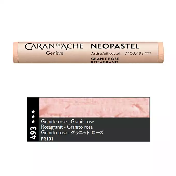 Pastela olejna Caran d’Ache NeoPastel, kolor 493 Granite Rose