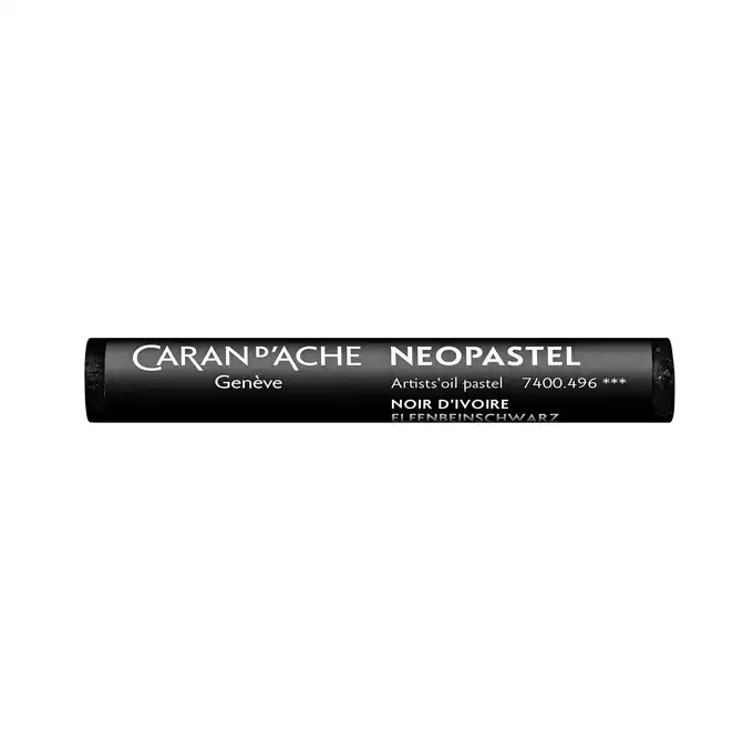 Pastela olejna Caran d’Ache NeoPastel, kolor 496 Ivory Black