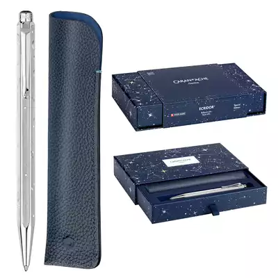 Długopis Ecridor Caran d'Ache Cosmic Blue z etui