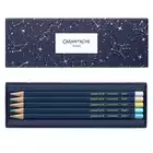 Kredki Caran d'Ache Cosmic Blue, 10 metalicznych kolorów