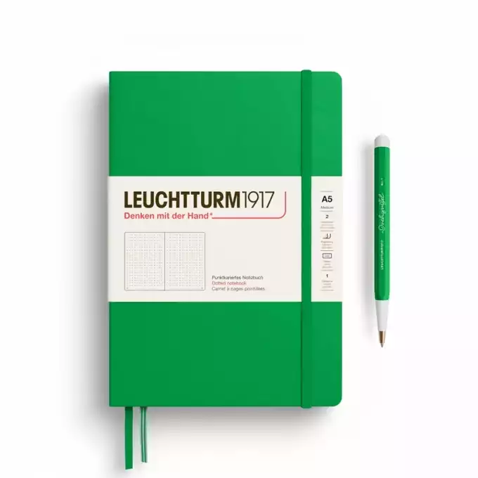 NOTATNIK LEUCHTTURM1917 MEDIUM (A5) SPRING LEAF