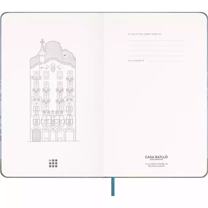 Notatnik MOLESKINE Casa Batalló 2024, 13x21cm, w linie, edycja limitowana