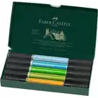 PISAKI DWUSTRONNE PITT ARTIST PEN FABER-CASTELL, 5 KOLORÓW - ZESTAW ANIMALS