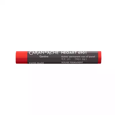 Pastela olejna Caran d’Ache Neoart, kolor 061 Permanent Red