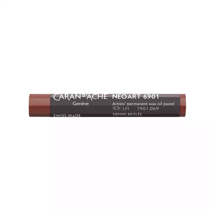 Pastela olejna Caran d’Ache Neoart, kolor 069 Burnt Sienna