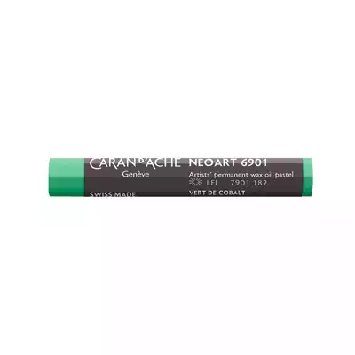 Pastela olejna Caran d’Ache Neoart, kolor 182 Cobalt Green