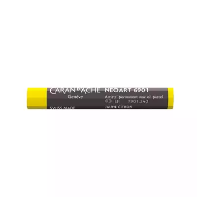 Pastela olejna Caran d’Ache Neoart, kolor 240 Lemon Yellow