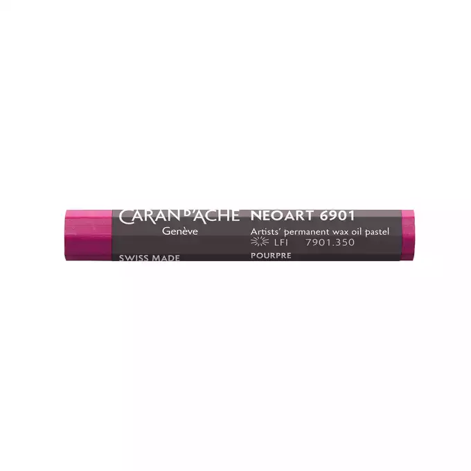 Pastela olejna Caran d’Ache Neoart, kolor 350 Purplish Red