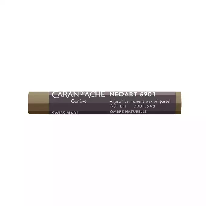 Pastela olejna Caran d’Ache Neoart, kolor 548 Raw Umber