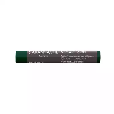 Pastela olejna Caran d’Ache Neoart, kolor 719 Dark Phthalocyanine Green