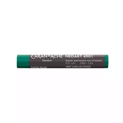 Pastela olejna Caran d’Ache Neoart, kolor 729 Dark English Green