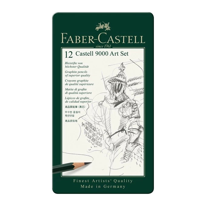 ZESTAW 12 OŁÓWKÓW CASTELL 9000 ART FABER-CASTELL