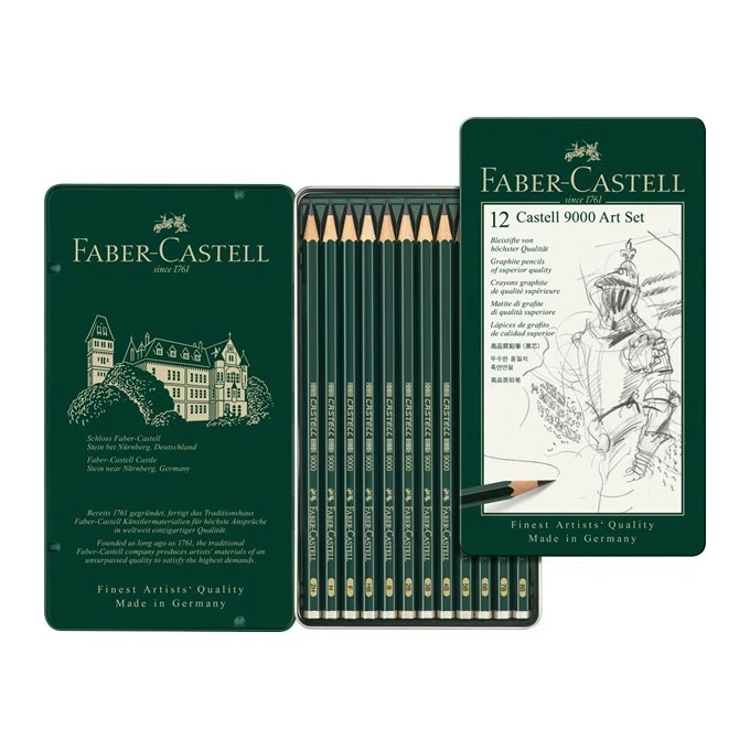 ZESTAW 12 OŁÓWKÓW CASTELL 9000 ART FABER-CASTELL