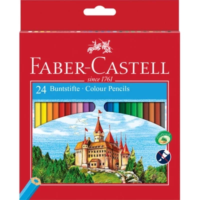 KREDKI ZAMEK FABER-CASTELL, 24 KOLORY