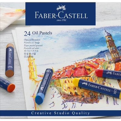 PASTELE OLEJNE CREATIVE STUDIO FABER-CASTELL, 24 KOLORY