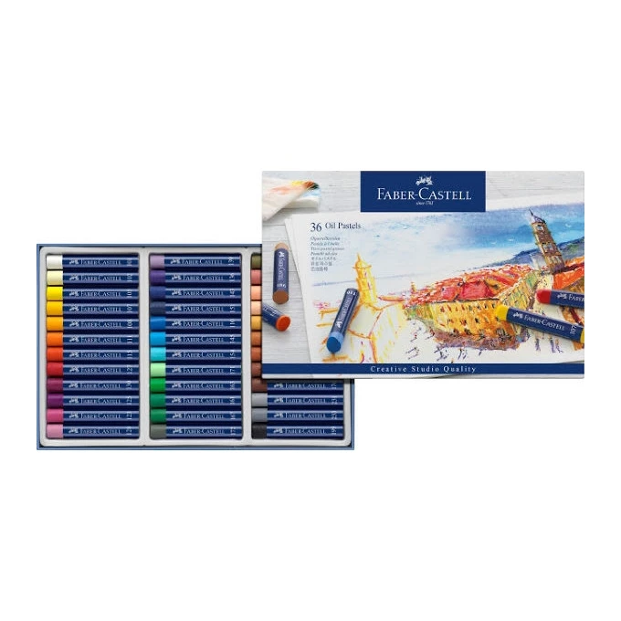 PASTELE OLEJNE CREATIVE STUDIO FABER-CASTELL, 36 KOLORÓW