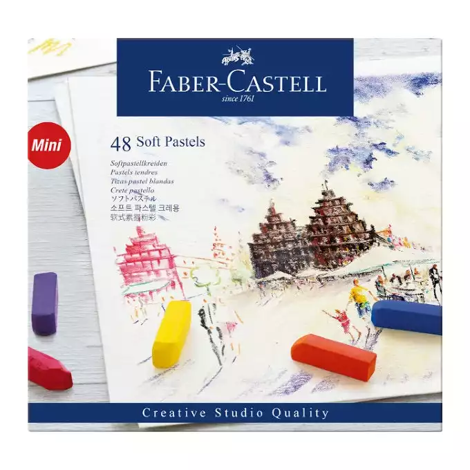 PASTELE SUCHE MINI CREATIVE STUDIO FABER-CASTELL, 48 KOLORÓW