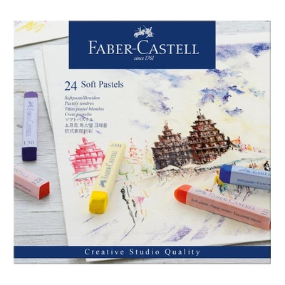 PASTELE SUCHE CREATIVE STUDIO FABER-CASTELL, 24 KOLORY