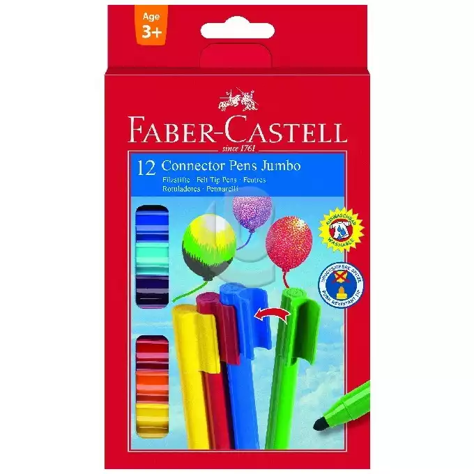 Flamastry Connector Jumbo marki Faber-Castell