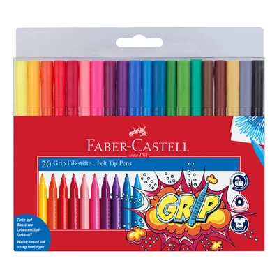 ZESTAW FLAMASTRÓW GRIP FABER-CASTELL