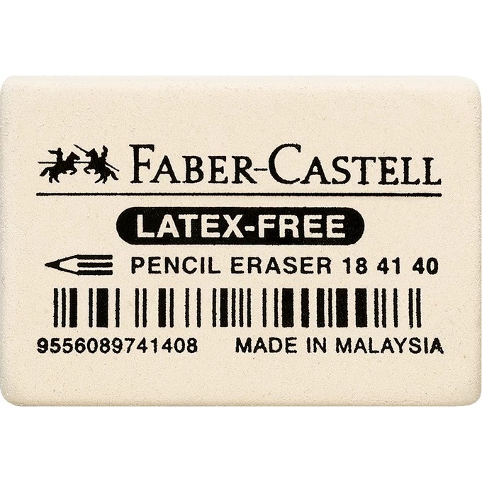 GUMKA DO ŚCIERANIA OŁÓWKÓW I KREDEK LATEX FREE ŚREDNIA 7041 FABER-CASTELL