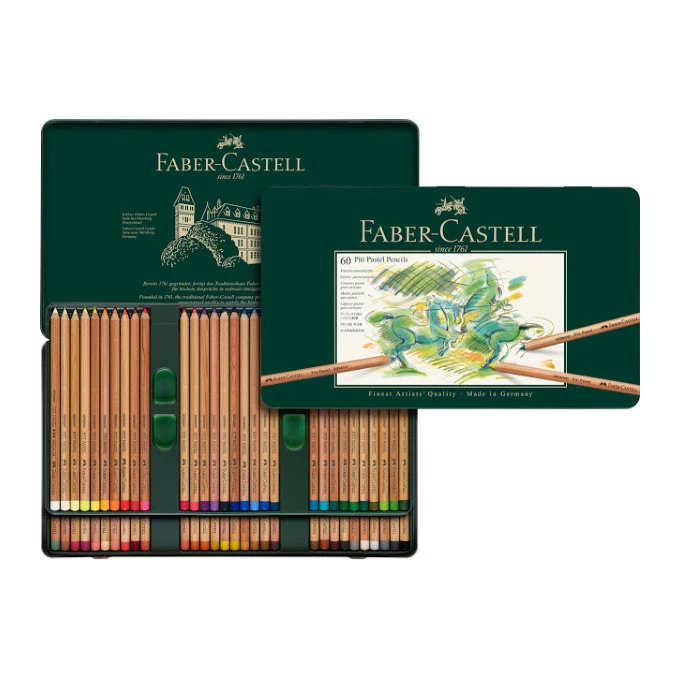 KREDKI PASTELOWE PITT FABER-CASTELL, 60 KOLORÓW