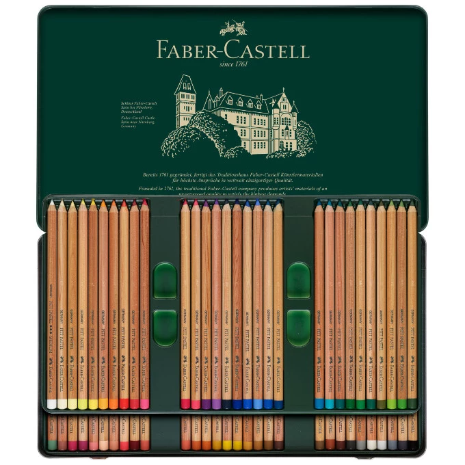 KREDKI PASTELOWE PITT FABER-CASTELL, 60 KOLORÓW