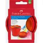 POJEMNIK NA WODĘ DO FARB CLIC&amp;GO CZERWONY FABER-CASTELL