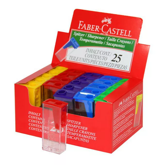 TEMPERÓWKA PLASTIKOWA KONTENER MIX KOLORÓW FABER-CASTELL