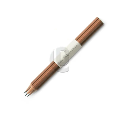 ZESTAW 3 BRĄZOWYCH OŁÓWKÓW NO. III GRAF VON FABER-CASTELL