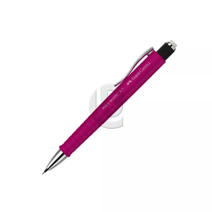 OŁÓWEK AUTOMATYCZNY 0,7MM POLY MATIC FABER-CASTELL, RÓŻOWY