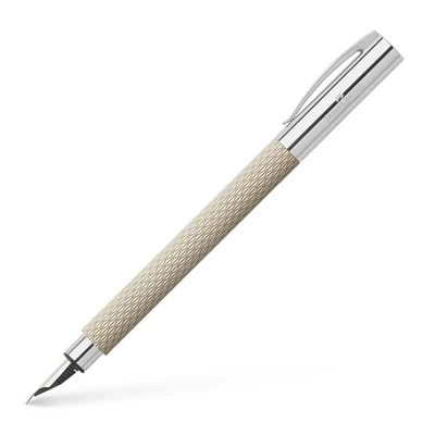 PIÓRO WIECZNE AMBITION OPART WHITE SAND (M) FABER-CASTELL