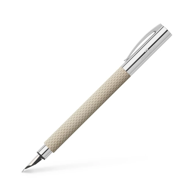 PIÓRO WIECZNE AMBITION OPART WHITE SAND (M) FABER-CASTELL