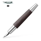 PIÓRO WIECZNE E-MOTION PEARWOOD BLACK FABER-CASTELL - Stalówka: M - średnia