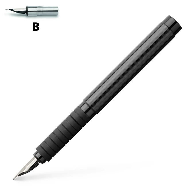 PIÓRO WIECZNE ESSENTIO BLACK CARBON FABER-CASTELL - Stalówka: B - gruba