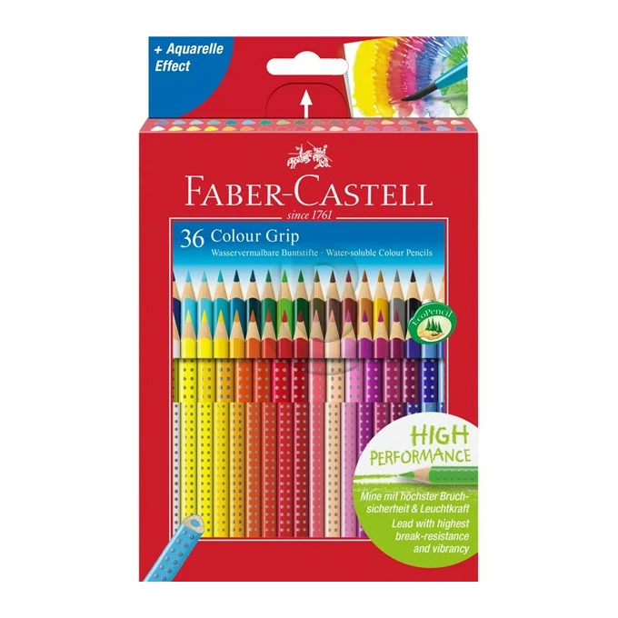 KREDKI GRIP 2001 36 KOL. OP. KARTONOWE FABER-CASTELL