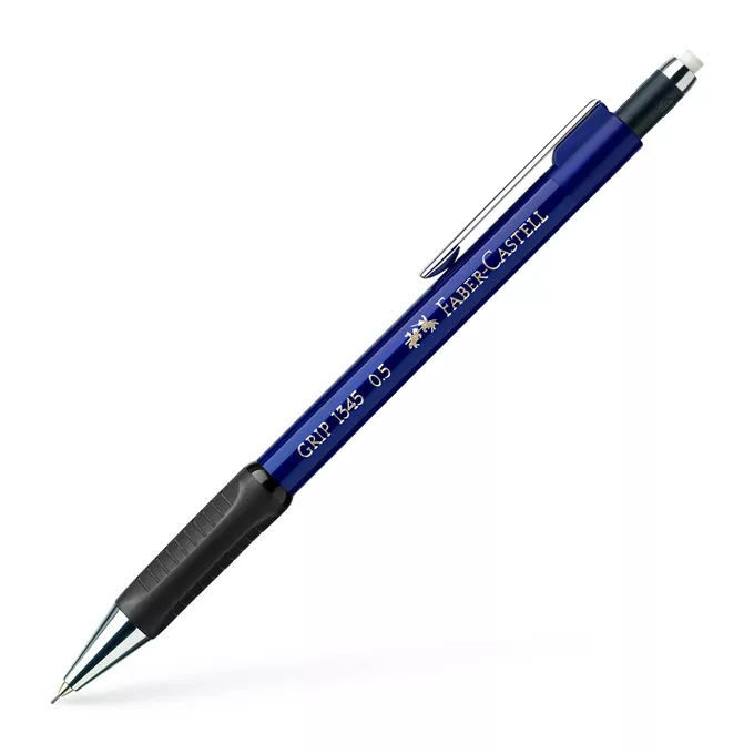 OŁÓWEK AUTOMATYCZNY GRIP 1345 0,5MM NIEBIESKI METALICZNY FABER-CASTELL