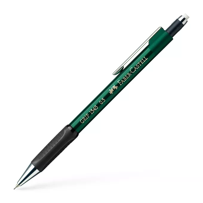 OŁÓWEK AUTOMATYCZNY GRIP 1345 0,5MM ZIELONY METALICZNY FABER-CASTELL